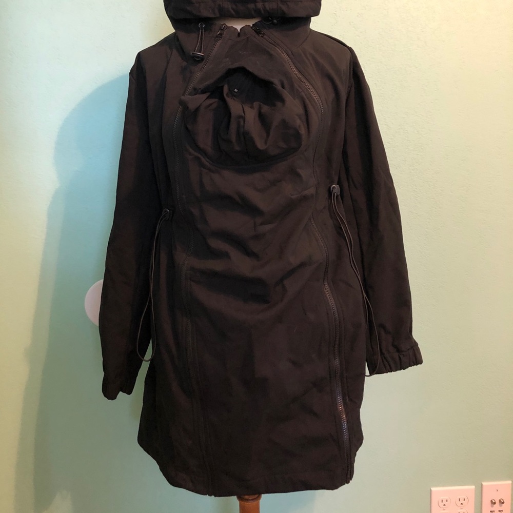 Maternity rain coat (with baby wearing insert!)